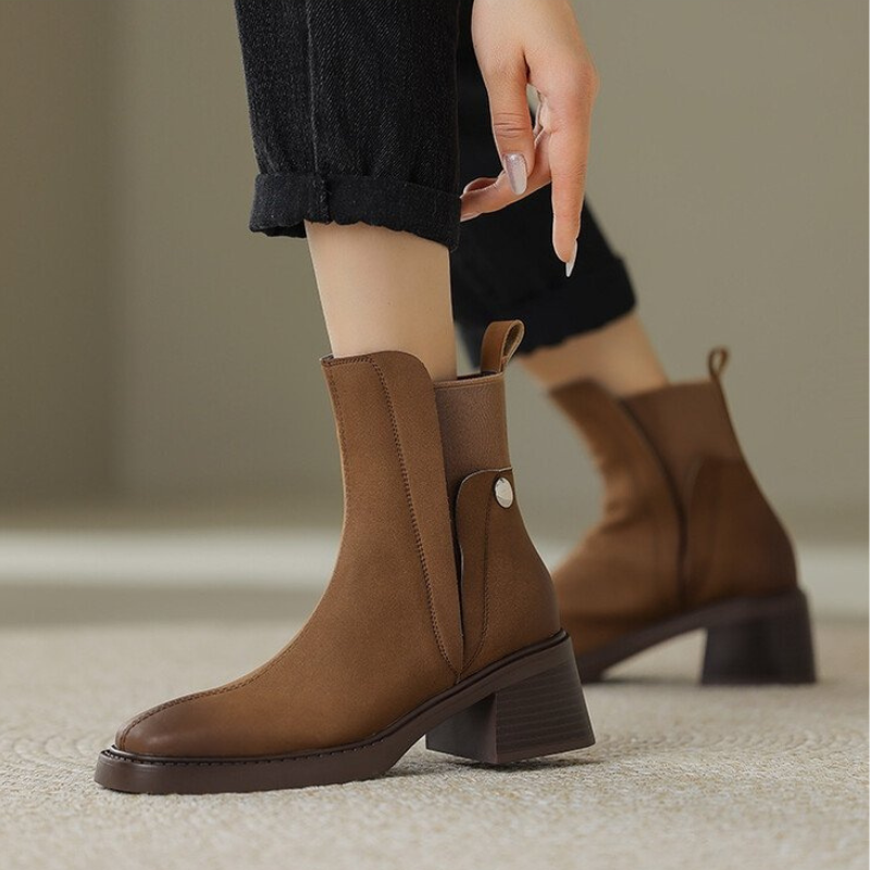 Grazia Italian Leather Ankle Boots