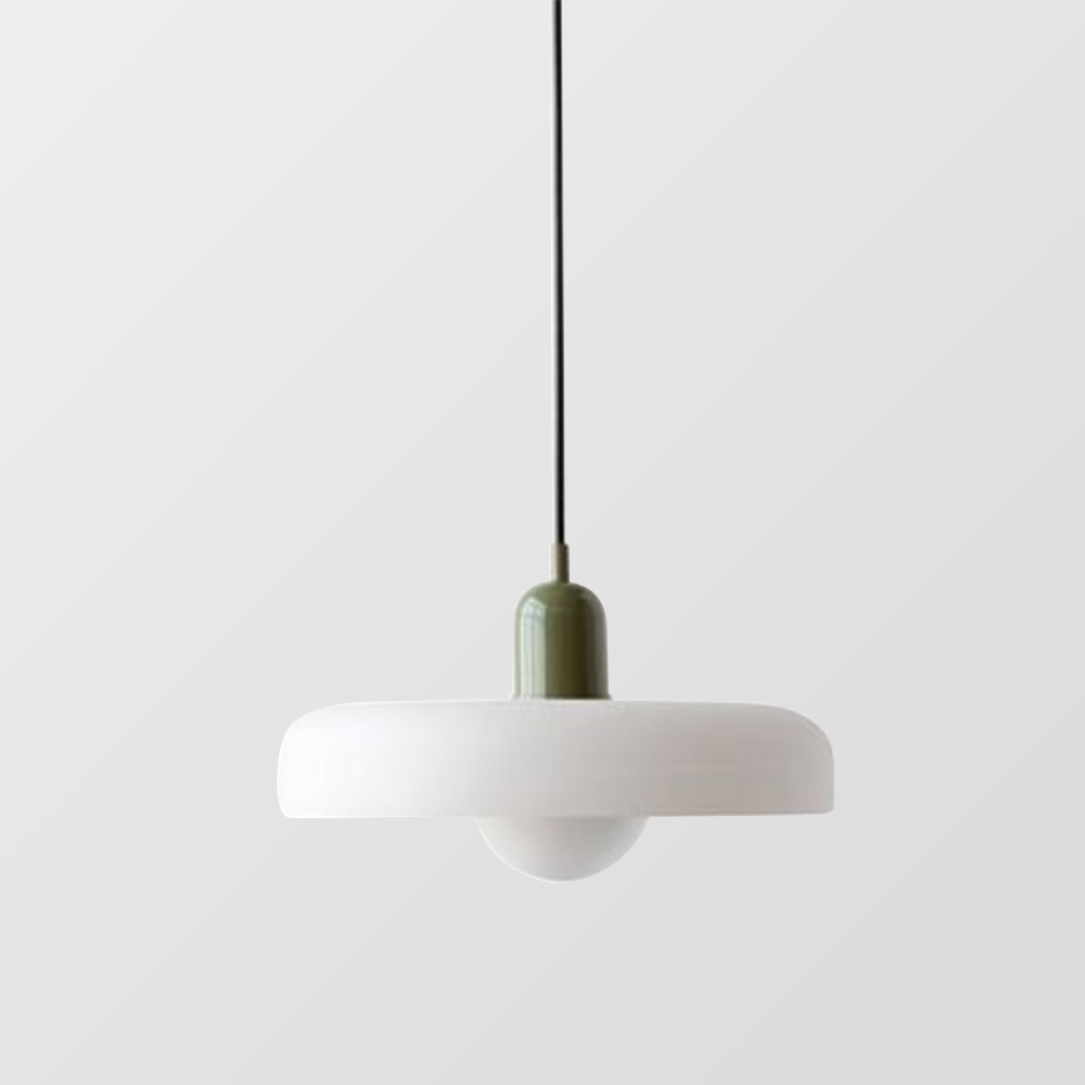 Bauhaus Pendant Light in Colored Glass