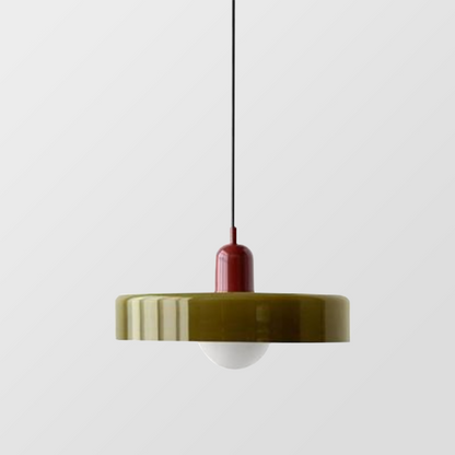 Bauhaus Pendant Light in Colored Glass