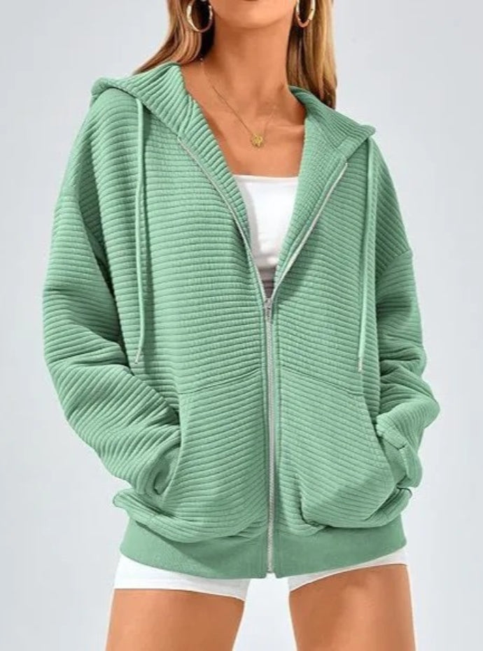 FLEECE CLOUD ZIP-UP HOODIE