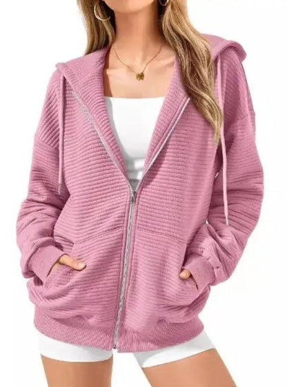 FLEECE CLOUD ZIP-UP HOODIE