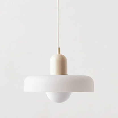 Bauhaus Pendant Light in Colored Glass