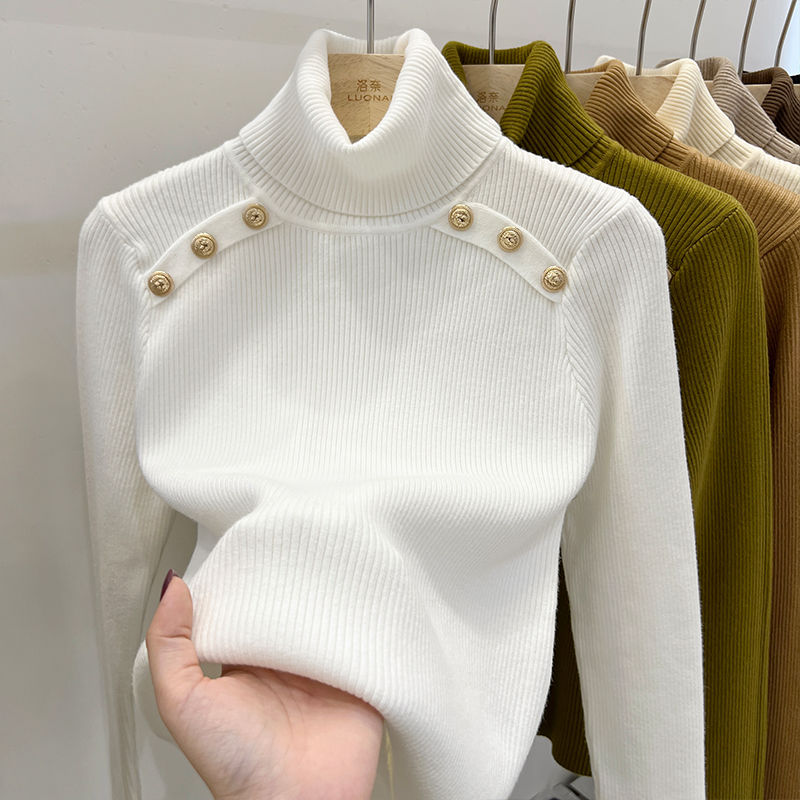 Evelyn Luxe Cashmere Turtleneck Sweater