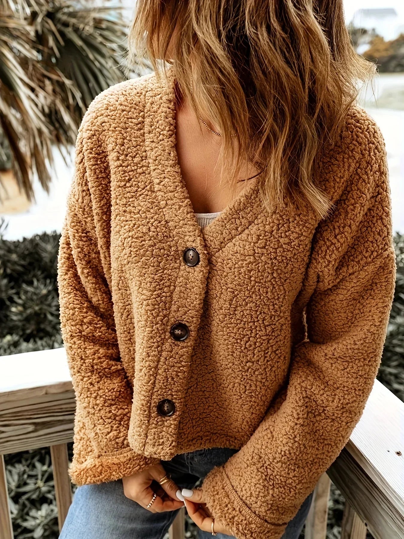 CHARLIE PLUSH CARDIGAN