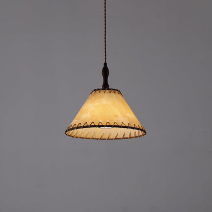 Wood and Fabric Series Pendant Lamp