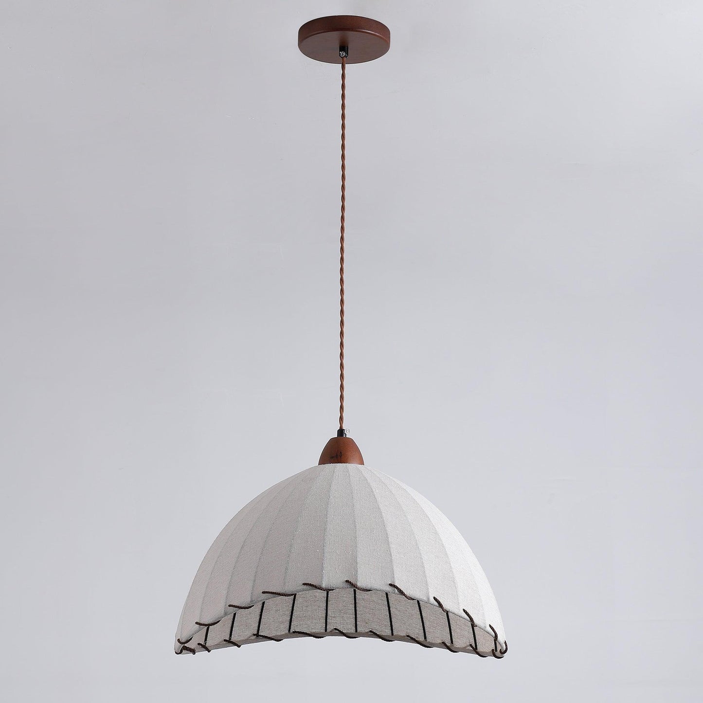 Wood and Fabric Series Pendant Lamp