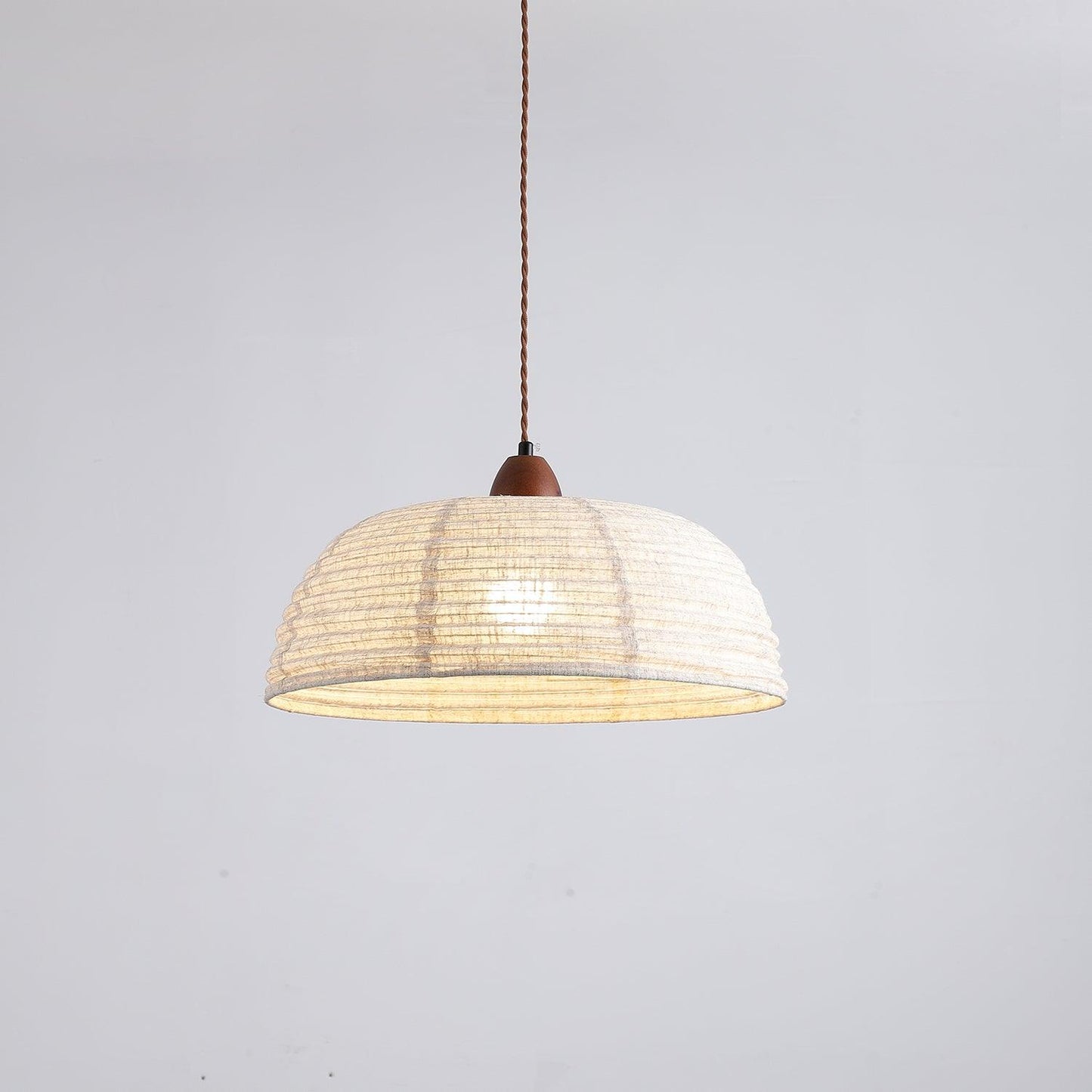 Wood and Fabric Series Pendant Lamp