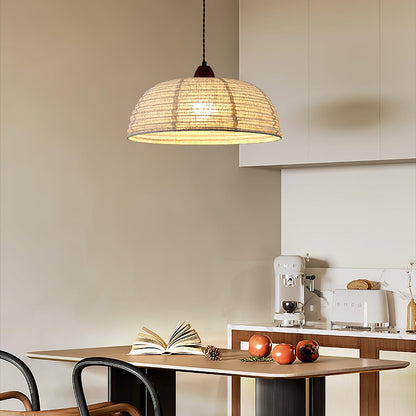 Wood and Fabric Series Pendant Lamp