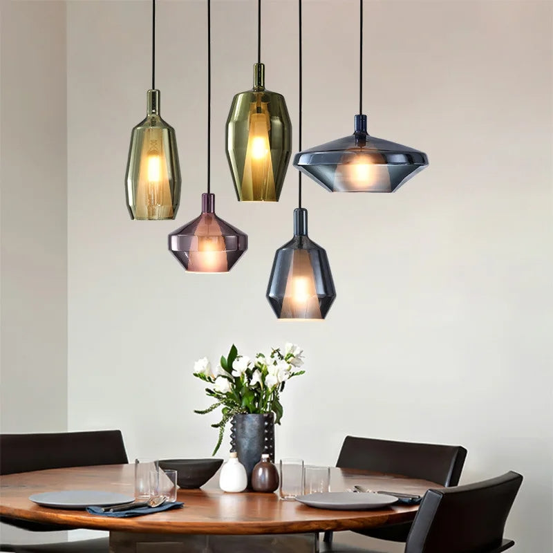 Colorful Glass Pendant Lamp